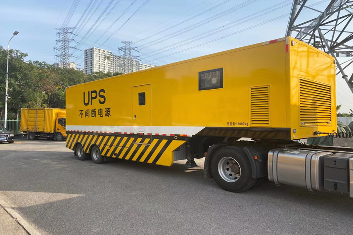 丰泽发电机租赁施工现场